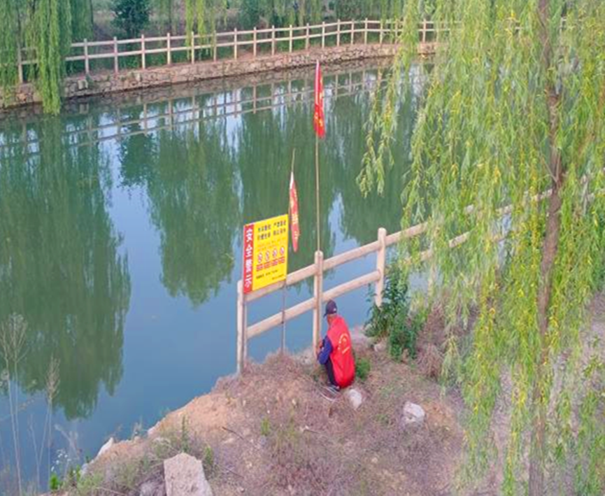 沂南县马牧池乡防溺水 志愿服务在行动